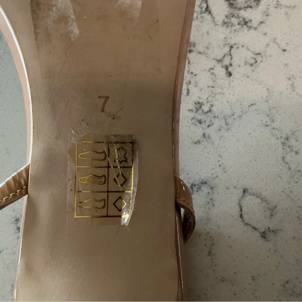 Jeffrey Campbell beige patent